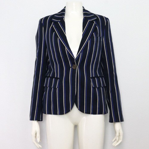 Burberry single button stripe - button,