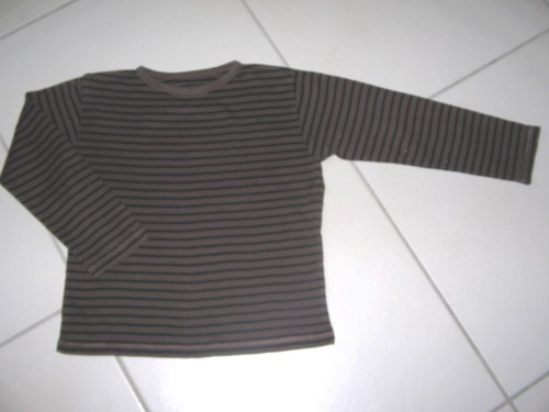 Tee shirt polo marinière