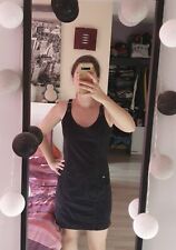 Robe Salopette Noire En Velours Naf Naf 40