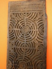 Ancien panneau de coffre