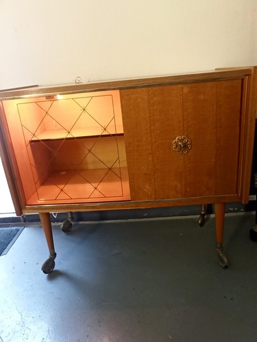 Meuble bar vitré - , vintage