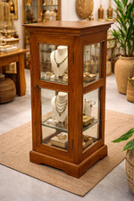 Vitrine En Bois De Teck