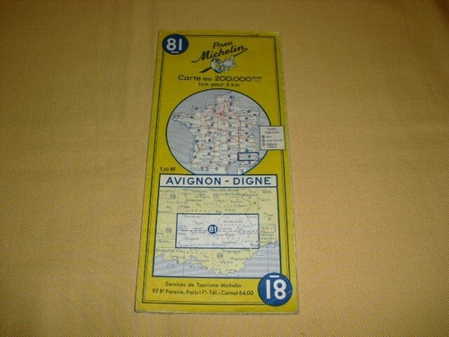 Michelin carte routière - michelin, et