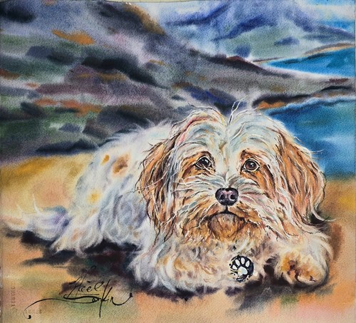 Aquarelle originale peinture