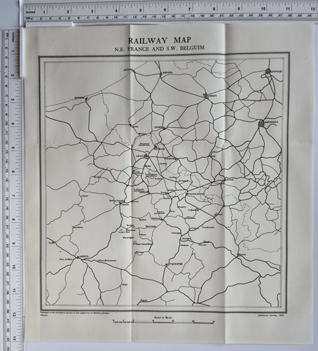 Ww1 carte chemin nord est - ww1,