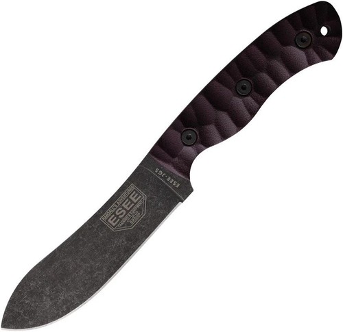 Esee jg5 fixed blade burgundy - blade,