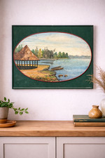 Tableau en relief signé