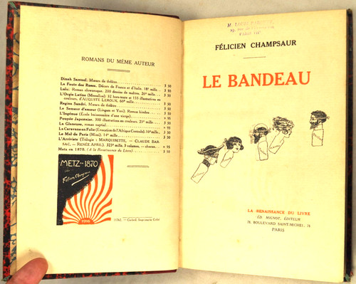 Champsaur bandeau 1916 - bandeau,