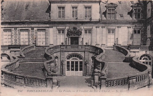 Fontainebleau escalier du - l,