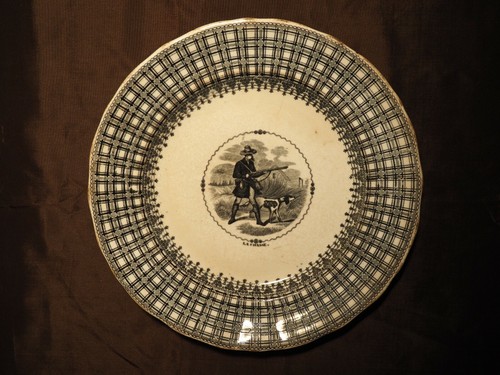 Assiette image faïence - assiette, à