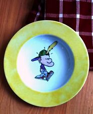 TITEUF : PERSONNAGE de ZEP ASSIETTE CREUSE PORCELAINE -LIGNE HOTESSE- IMPECCABLE
