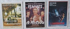 3 MINI FICHES CINEMA / FILMS