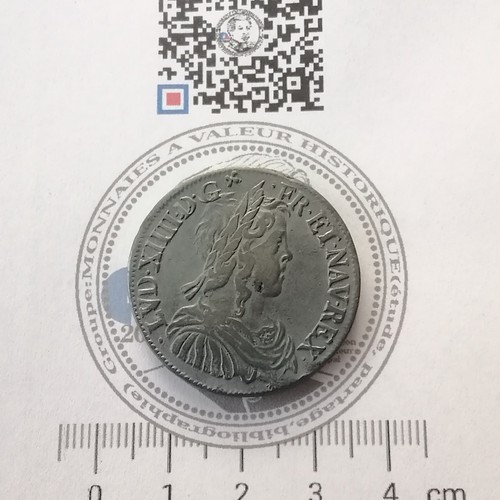 Louis xiv demi écu à - xiv,