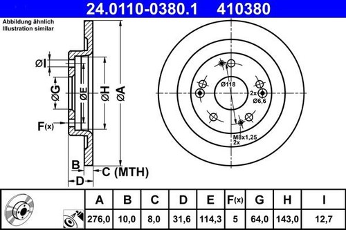 Disques frein honda - honda, civic