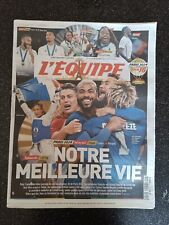 JOURNAL L'EQUIPE DU 11/08/2024 JEUX OLYMPIQUES PARIS 2024 NGAPETH VOLLEY-BALL 