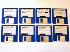 Lot 8x disquettes jeux ATARI