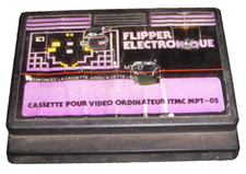 FLIPPER ELECTRONIQUE pinball --- Cartouche pour console ITMC MPT 05 cassette