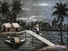 TABLEAU LAQUE ARTISANAT DU