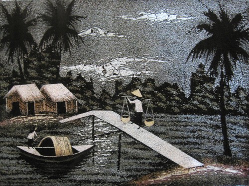 Tableau laque artisanat - laque, du