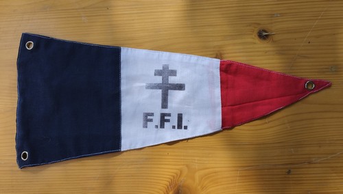Fanion ffi coton reproduction - fanion,