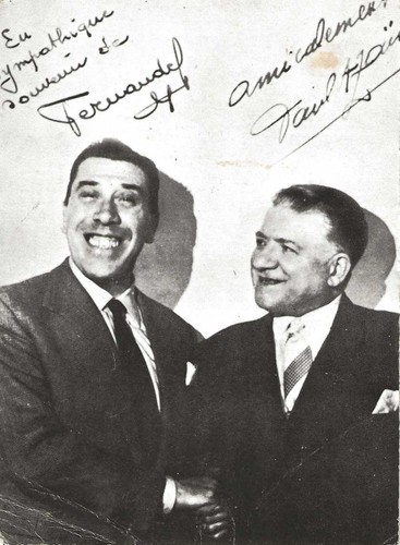 Fernandel et paul - cp,