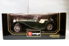 Bburago - JAGUAR SS 100 Cabriolet 1937 vert foncé Burago réf. 3006 BO 1/18