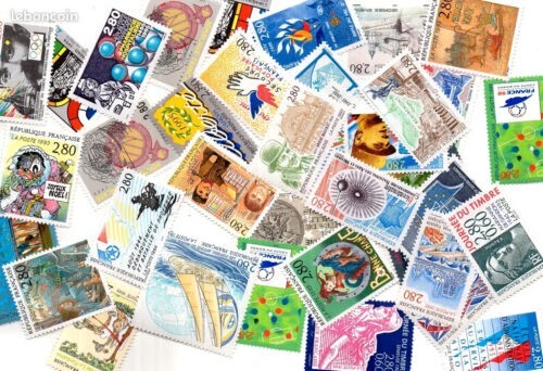 France lot 100 timbres - 100, à