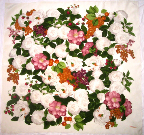 Chanel foulard soie en tbeg - ,