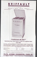 publicité vieux papiers cuisinière BRIFFAULT (Paris Effry Romilly) (P49890)