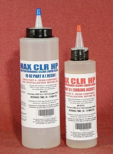 Epoxy resin crystal clear hard - resin,