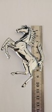 Logo, badge neuf cheval Ferrari aluminum