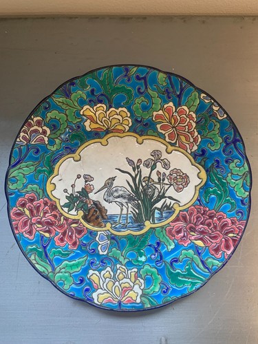 Assiette faïence émaux - en, et