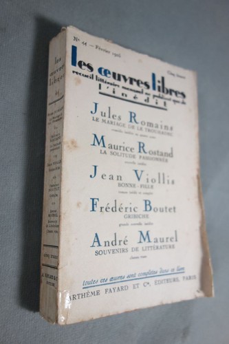 Les oeuvres libres - ,