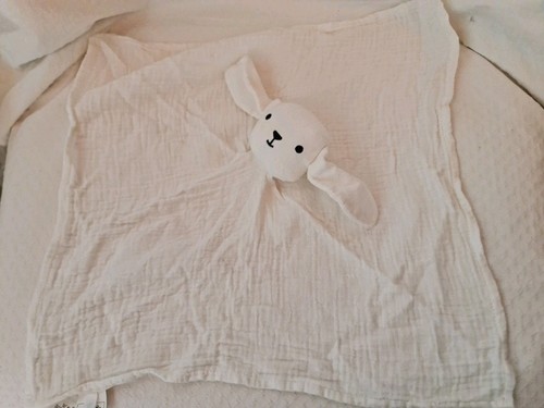 Doudou plat carré lange lapin - plat,