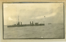 Marine Française - Torpilleur "Le Lansquenet" Vintage silver print.  Tirage ar