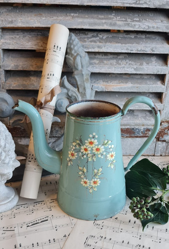 Ancienne cafetiere emaillee - ,