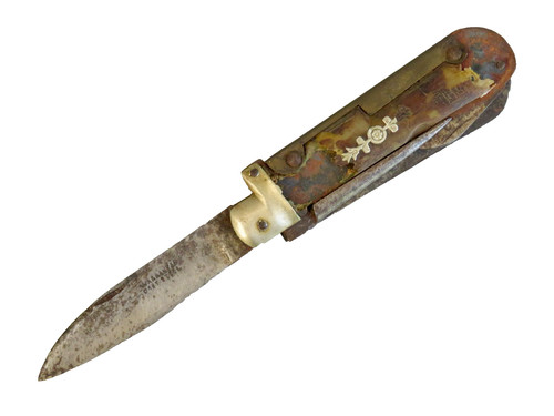 Couteau pliant ancien - couteau,