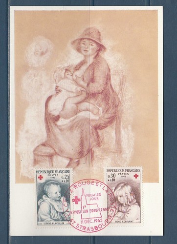 Carte 1er jour - , paire