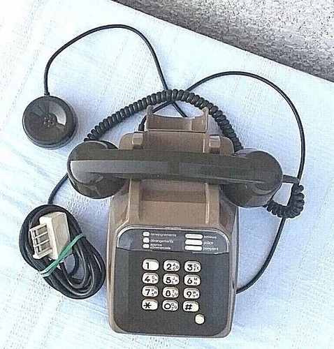 Ancien téléphone bicolore - ancien,