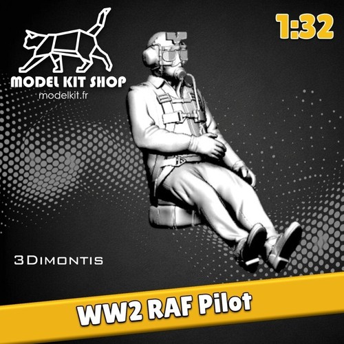 Figurine ww2 pilote raf - pilote,