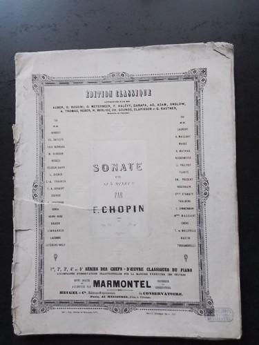 Partition ancienne piano - ,
