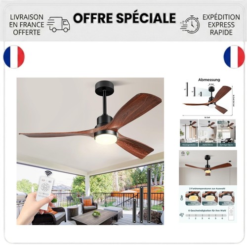 Ventilateur plafond 132 - 132, cm