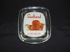 ANCIEN RAMASSE Monnaie Vide Poche en VERRE PUBLICITAIRE Suchard la Fin du Fin