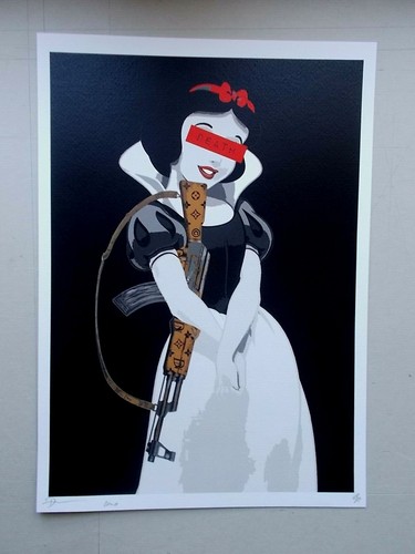 Serigraphie originale death - serigraphie,