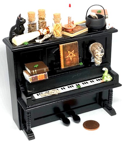 Maison poupées noir - maison, en
