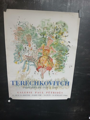 Affiche terechkovitch paris - terechkovitch,