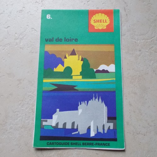 Carte routière ancienne - , shell
