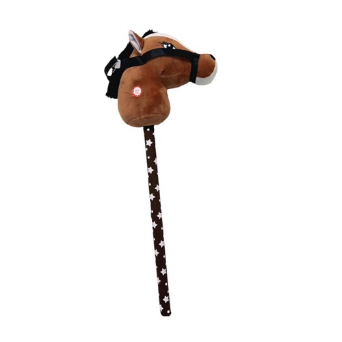 Cheval peluche portable - en,