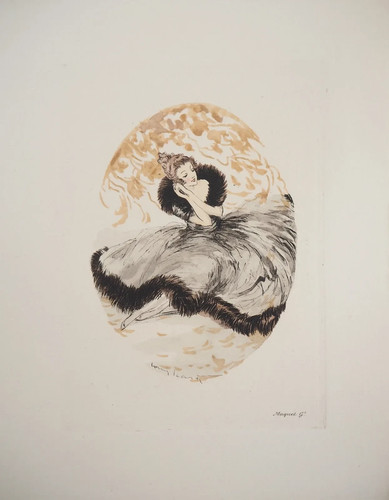 Louis icart jeune femme - louis,