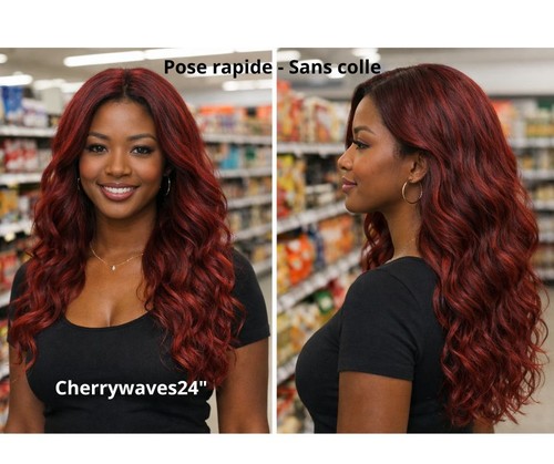 Cherry waves perruque - cherry,